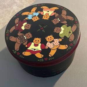 Wooden Teddy Bear Box
